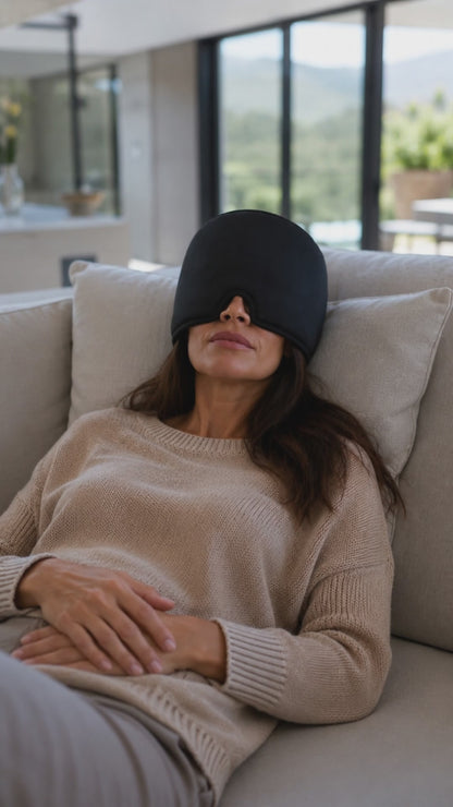 Gorro para Migraña Frío-Calor con Zona Ocular